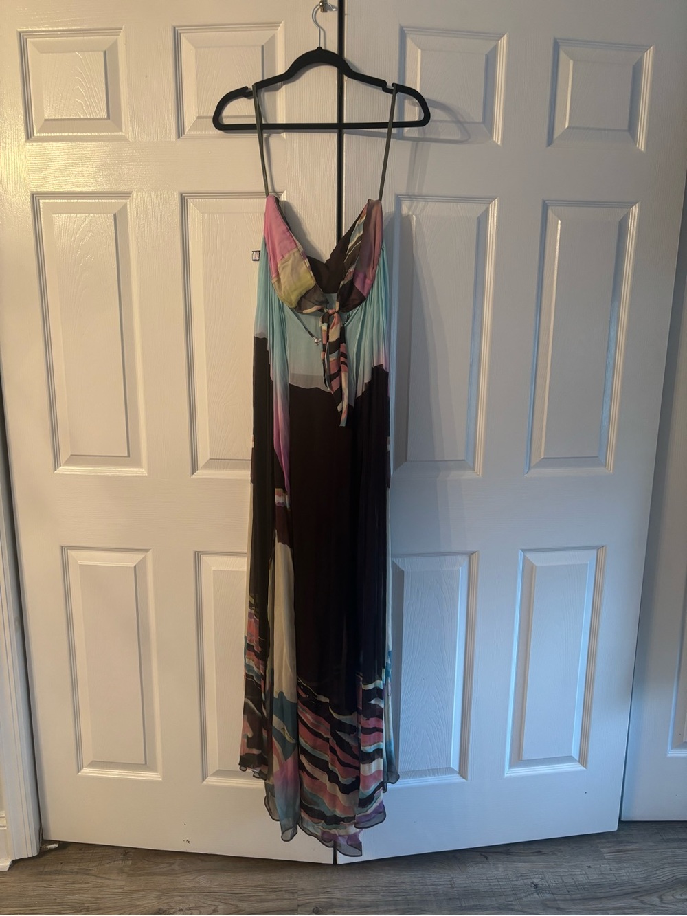 Diane Von Furstenberg Multi-Color straplessMaxi Dress